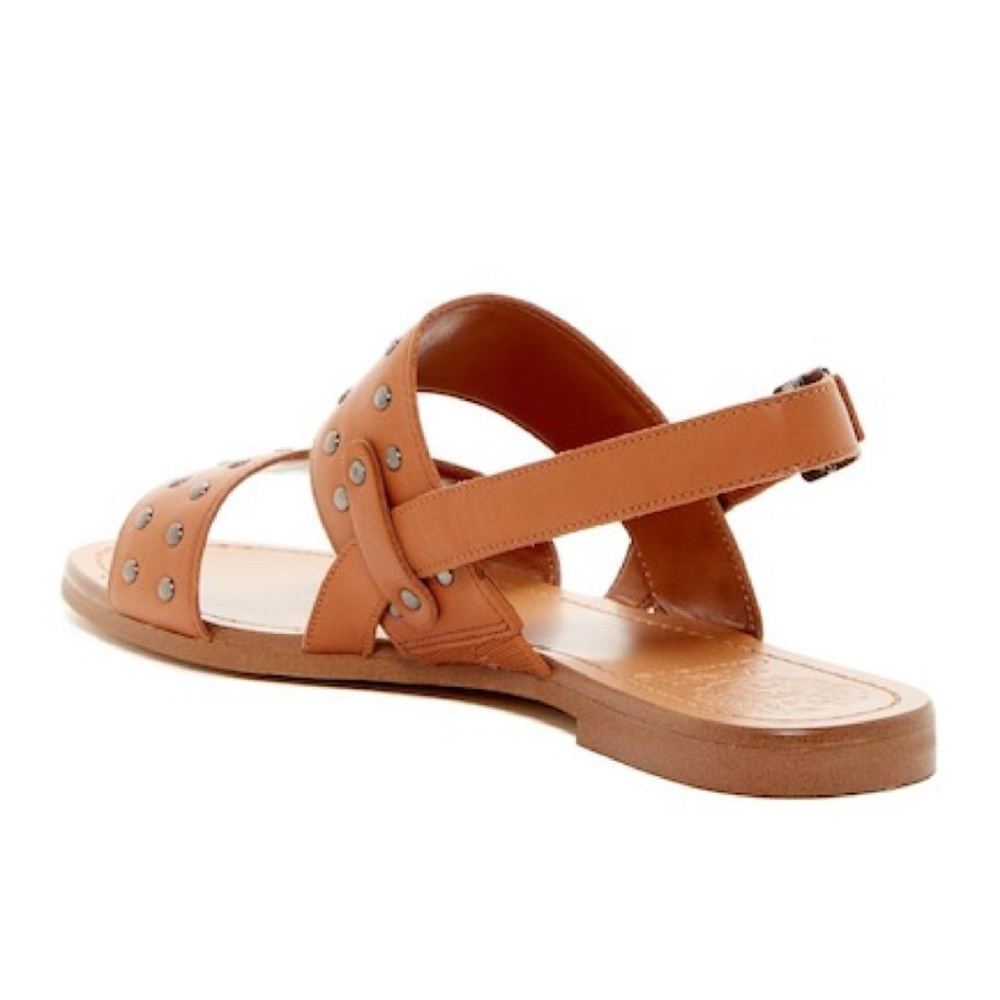 SOLD Vince Camuto Rickita Tan Stud Leather Sandal - Picture 2 of 8